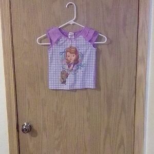 Disney Purple and White Kids' Top